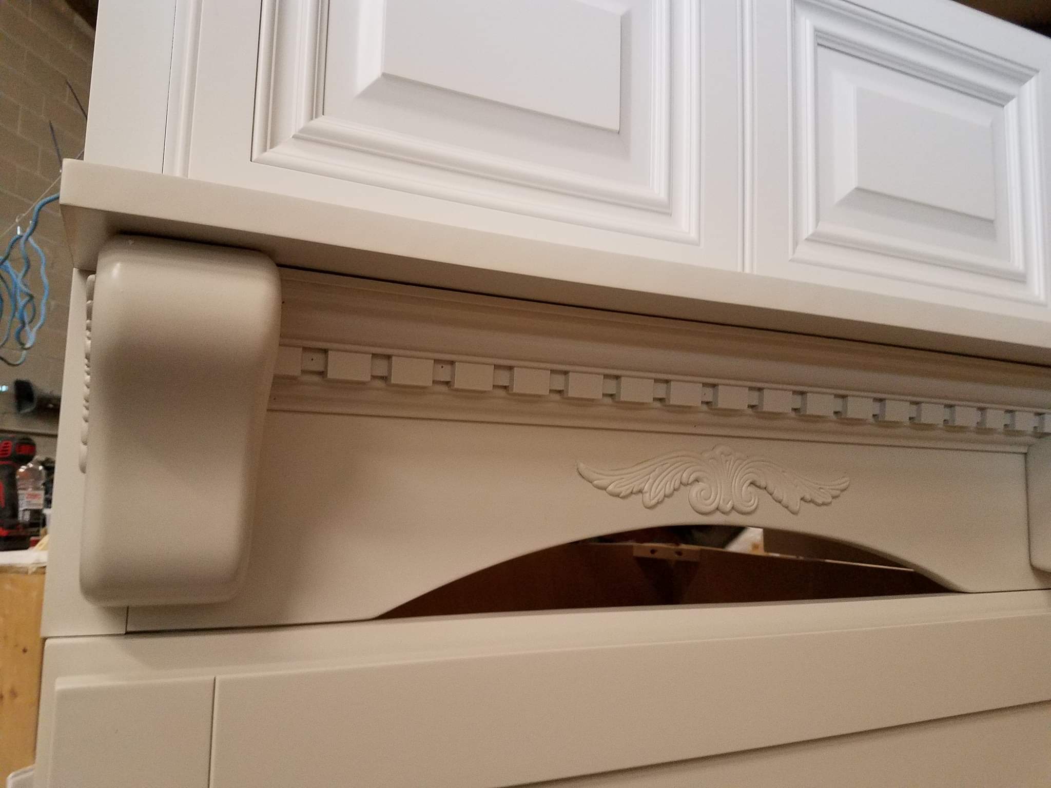 Custom Stove Mantels with Recessed Vents